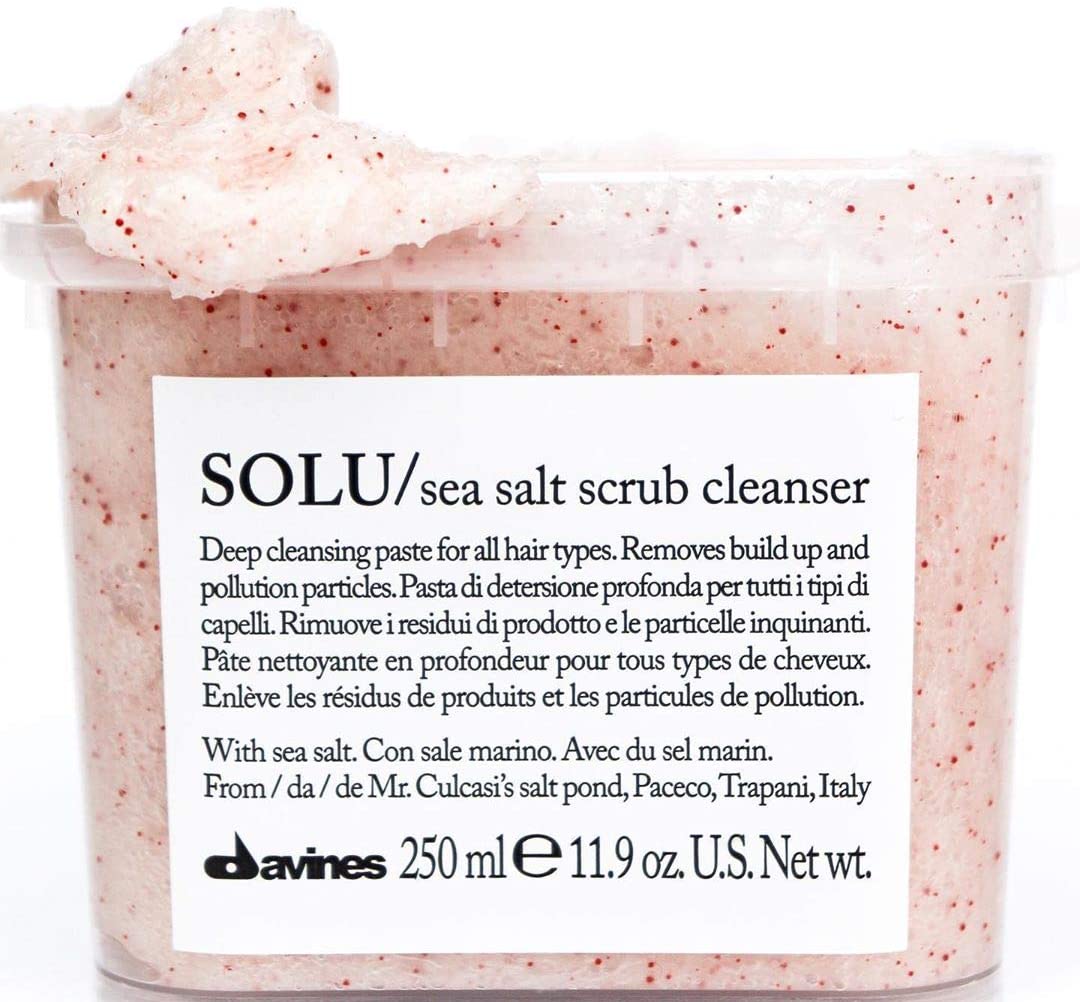 Solu sea salt scrub cleanser - Essential Care Davines.
